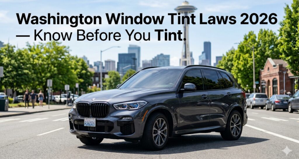 Washington Window Tint Laws (2026): What's Legal?